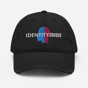 "Identity Crisis" Distressed Cap