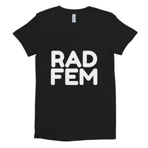 "RAD FEM" Women's Crew Neck T-shirt