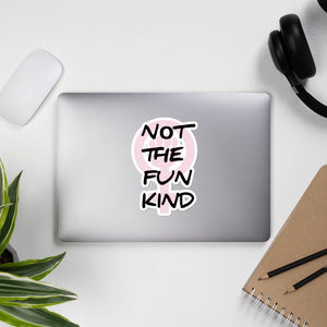 "Not the Fun Kind", Andrea Dworkin Radical Feminist Sticker