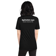 Load image into Gallery viewer, Spinster Black Logo Tee