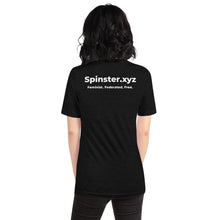 Load image into Gallery viewer, Spinster Black Avatar Tee