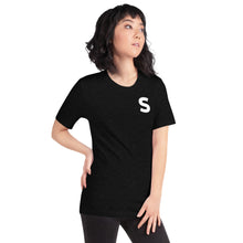 Load image into Gallery viewer, Spinster Black Logo Tee